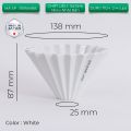 Phễu sứ V60 02 Origami Dripper M Pour over. 