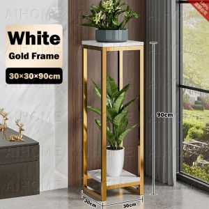 Flower pot stand display rack indoor outdoor garden plant Black Gold Modern stylish home decor