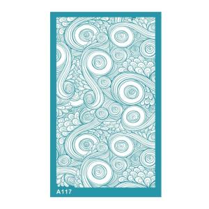 Màn hình lụa mẫu cho đất sét tái sử dụng silkscreen in đất sét tự làm làm thủ công nghệ thuật Bông tai làm công cụ cung cấp