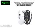 Lamzu Thorn - 52g Wireless Gaming Mouse | 4K Hz Polling Rate Dongle Compatible | Silver TTC Encoder | 3395 Sensor | **4K Hz Dongle Sold Separately**. 