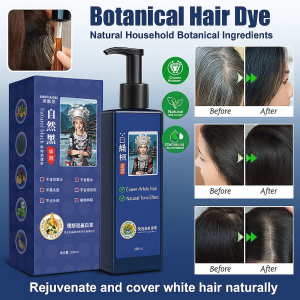 Natural Plant Hair Dye Bubble Type Permanent Hair Dye Covers Gray Hair And Nourishes Hair Ready To Use And Non Irritating Hair Care Products