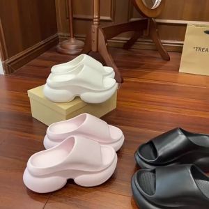 [Free Shipping] Height-Increasing Thick-Soled Sandals for Women 2026 Summer New Style Versatile Non-Slip Eva Slide Sandals for Petite Women