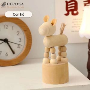 Mô hình con rối gỗ mini trang trí nhà cửa Decosa