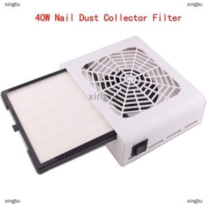 [COD] xingtu 40W Nail Dust Collector Filter Manicure Screen Plate Suction Nail Vacuum Cleaner