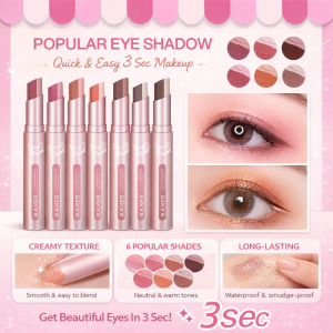 Caryl dualcolor eyeshadow lazy stick pearlescent glitter gradient