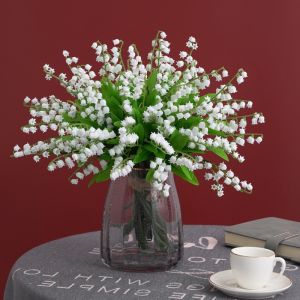 Hoa Chuông Hoa Linh Lan Giả 37Cm Phụ Kiện Chụp Ảnh Trang Trí Tiệc Cưới Decor Phòng Nhà Cửa Hoa Cầm Tay Cô Dâu
