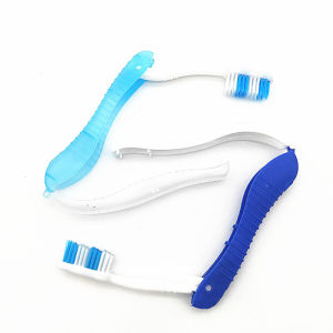 [Eqrbtl] Portable Disposable Foldable Travel Camping Toothbrush Tooth Oral Cleaning Tools