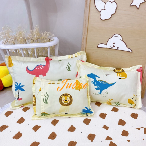 Gối nằm cho bé sơ sinh và trẻ nhỏ 100% Cotton Thắng Lợi Siêu mềm mát bông gòn êm ái từ 0 - 12 tháng
