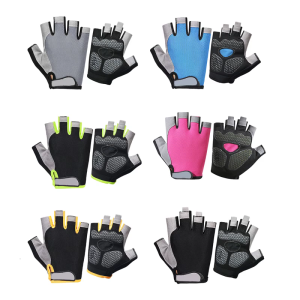 Khỏe khoắn trung tính găng tay chống sốc thoáng khí găng tay đi xe đạp cho nam giới thể dục thẩm mĩ gym nữ đi xe đạp đi bộ đường dài cử tạ