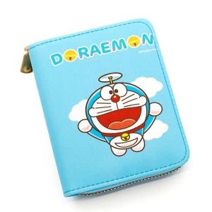 Christmas gift New Mini Cartoon Doraemon Coin Purse Anime Creative Student Coin Purse Card Bag Two-in-one Fashion Personalized Zipper Wallet