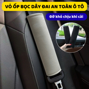 Vỏ bọc dây đai an toàn ô tô giúp cài dây không mỏi vai Bọc dây đai an toàn xe hơi mềm mại