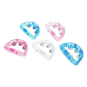 5 Pcs Shaking Handbell Rattle Indoor Concert Party LED Light Decoration Party Colorful Flashing Light for Kids Gifts