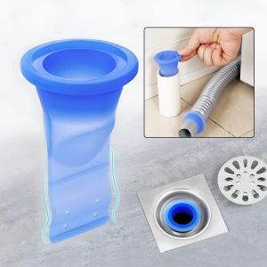 Karet Silikon Penutup Lubang Saluran Air Kamar Mandi WC Pipa Pembuangan Wastafel Anti Serangga Kecoa