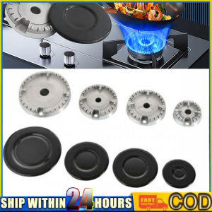 4 Pcs Universal Gas hob burner Cooker & Oven Hob Gas Burner Crown & Burner Flame Cap Cover Universal Thickened SABAF Stove Accessories Stove Head Concave Iron Cover + Burner Set
