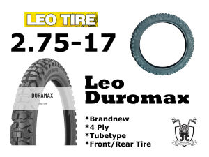275-17 (2.75-17) LEO DUROMAX 4 PLT TUBETYPE LEO TIRE BRANDNEW