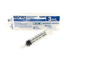 NIPRO STERILE SYRINGE 3ML LUER SLIP 100S (4 BOXES/PACK) EXPIRY 2029 GOODS SOLD ARE NON RETURNABLE
