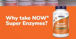 Now Super Enzymes Supports Healthy Digestion + Viên uống hỗ trợ hệ tiêu hóa khỏe mạnh - Sản phẩm là sự kết hợp của nhiều enzyme tiêu hóa cùng các thành phần hỗ trợ như Betaine HCl Ox bile và chiết xuất dứa (Bromelain) giúp phân giải protein chất béo v
