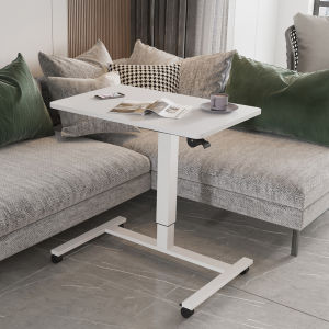 Mxtark 32 inches  Mobile Electric Lift Desk Height Adjustable Table 80*60cm Office standing desk