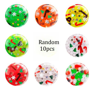 ZEEMIN 3.5cm Mini Christmas Stress Balls Squishy Toys Sensory Fidget Toys for Kids Adults Anti-Anxiety Stress Relief Party Favors Gifts
