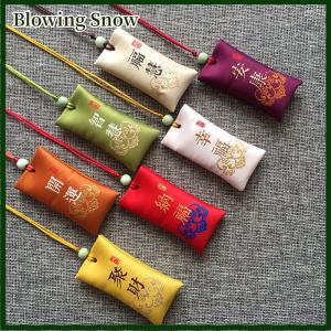 Blowing May mắn tinh thần muối túi tinh thần với gói Phật Giáo tinh thần muối túi Vòng cổ amulet phước lành gói Mặt dây chuyền
