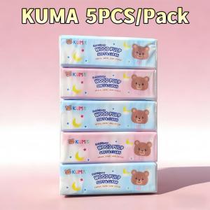 COD KUMA 5PCS/Pack 100% Native Wood Pulp Extractable Facial Tissue Good Quality Thailand Facial Tissue