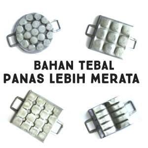 Cetakan Kue Rangin Bandros Rangi Ranggi Panjang Kecil Isi 24 Lubang