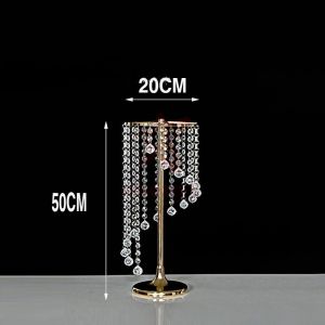 【Local Delivery】1 Pcs Candle Holders Candlestick For Wedding Flowers Vases