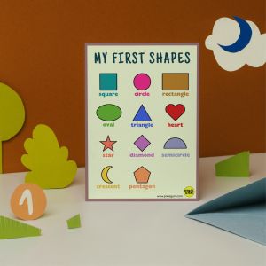 PixieGym Educational Poster ABC Poster Alphabet Poster ABC chart Number Poster Body Parts Poster Colour Shapes Poster Science Poster Feelings Poster Weather Poster A4 size for Children Preschool Nursery Wall Decoration Bedroom Decoration (SG Ready Stock)