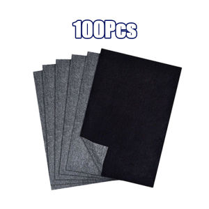 100 Sheets Carbon Paper A4 Size Black/Blue Carbon Guarantee Paper for Copying