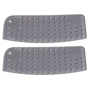 2 cái silicon chịu nhiệt hemming cai trị với đánh dấu cho vải ủi và mạnh mẽ HEM mẫu