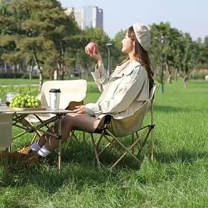 【wuxih】Kerusi perkhemahan lipat Ultralight poket yang kaya perkhemahan luar pantai memancing berkelah rumput konsert mendaki kerusi perkhemahan dilipat