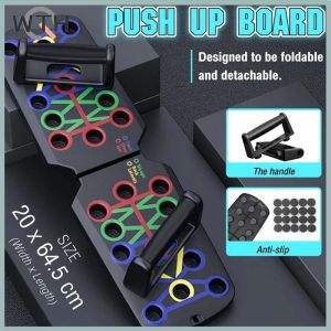 WTH Push Up Board Foldable Chest Training Workout Body Building Push Up Rack Fitness Exercise Sports & Outdoors Exercise & Fitness Equipment trength Training Equipment Pull-Up & Push-Up Bars