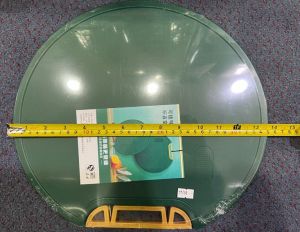 Popular cutting board double-sided vertical rotating food-grade cutting board Nordic dark green round cutting board