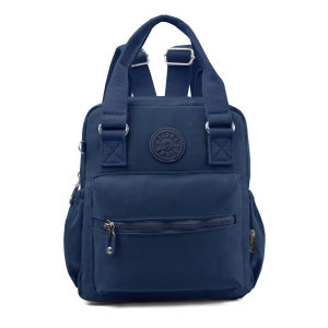 OMIPABAGS TAS RANSEL MINI WANITA IMPORT WATERPROOF PIOMA JENN 2IN1 TAS TENTENG RANSEL NYLON