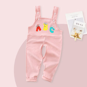 Overall Bayi Jumpsuit Singlet Anak Baju Kodok Celana Panjang Motif ABC Import 4235 Venrz