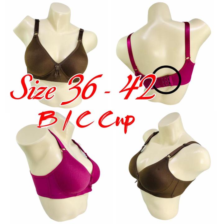 36-42 Cup B/C Ladies Women Female Bra Plus Size Full Cup Coverage