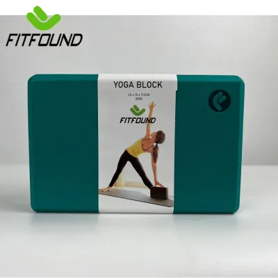 Yoga Block - Gạch Xốp Eva Nặng 300g Viền Kẻ Độ Cứng Cao Tập Gym Yoga Pilates