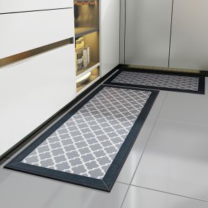 🇲🇾ReadyStock Kitchen Mat Oil Proof Floor Mat Set Kitchen Carpet Kitchen Mat Anti Slip Waterproof Mat Dapur Alas Kaki Dapur Karpet Dapur厨房垫防滑地毯