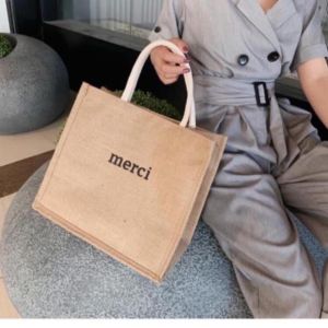 Túi Cói Merci Đi Biển Chợ Chơi siêu hots