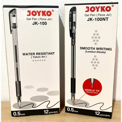 PULPEN GEL JOYKO JK-100 & JK-100NT - 1 Pack (12 pulpen)