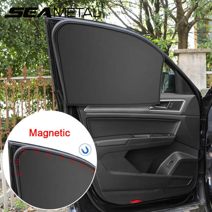 Magnetic Car Sunshade Curtain Car Interior Side Window Cover Breathable