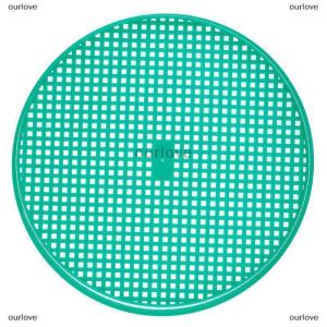 [COD] ourlove 1PC พลาสติกสวนตะแกรง riddle สีเขียวสำหรับความสงบดินหินตาข่ายเครื่องมือสวน