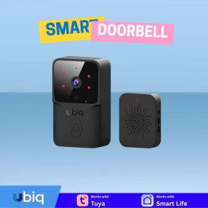 UBIQ Smart WiFi Video Doorbell – Kamera Bel Pintu Pintar Kompatibel Tuya & SmartLife Support Google & Alexa