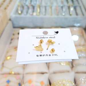 Anting anak Angsa titanium pentol