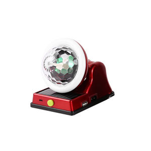 Solar Magic Ball Colorful Atmosphere Light 180° Rotatable LED Night Lights Party Dancing DJ Light Home Decorations