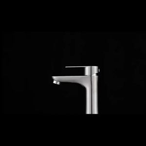 304 stainless steel hot and cold faucet small waist shape lead-free health faucet bathroom basin faucet