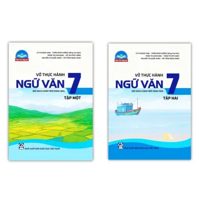 Sách - Combo Vở thực hành Ngữ văn 7 - tập 1 + 2 (Bộ sách Chân trời sáng tạo)