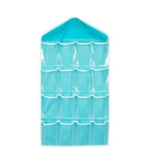 HL0036 Gantungan Celana Dalam 16 Sekat Pouch Hanging Organizer Gantungan Kaos Kaki