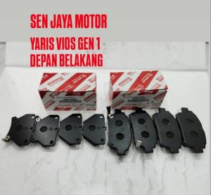 BRAKE PAD VIOS OLD KAMPAS REM SET DEPAN BELAKANG VIOS LIMO GEN 1 COROLLA ALTIS
