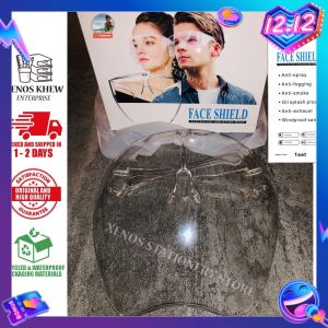 FACE SHIELD PROTECTIVE ISOLATION MASK [ ANTI-SPRAY / ANTI-FOGGING / ANTI-SMOKE / OIL SPLASH PROOF / ANTI-EXHAUST]